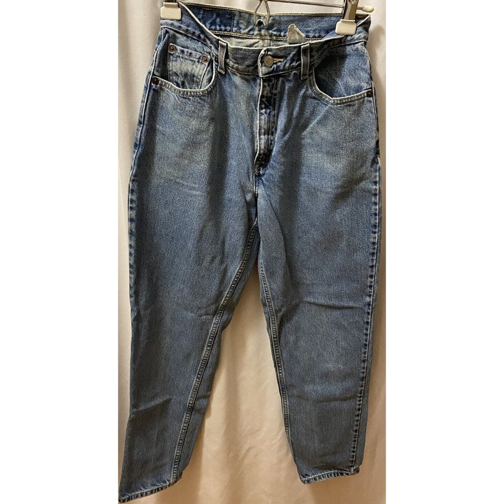 Levis 550 Womens Size 8 Jeans M Mis Relaxed  Fit Taper Leg Stonewash